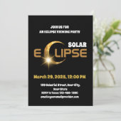 Schauen Sie sich die teilweise Solar-Eclipse 3.29. Einladung (Stehend Vorderseite)