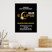 Schauen Sie sich die teilweise Solar-Eclipse 3.29. Poster (Küche)