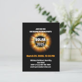 Schauen Sie sich die teilweise Solar-Eclipse 3.29. Postkarte (Stehend Vorderseite)