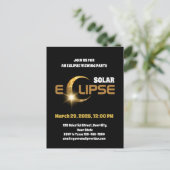 Schauen Sie sich die teilweise Solar-Eclipse 3.29. Postkarte (Stehend Vorderseite)