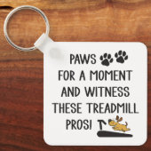 Schauen Sie sich diese Treadmill Pros an Schlüsselanhänger (Vorderseite)
