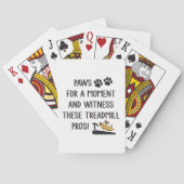 Schauen Sie sich diese Treadmill Pros an Spielkarten (Rückseite)