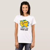 Schauen Sie sich diesen Mann-go-Funny-Fruit-Pun an T-Shirt (Vorne ganz)