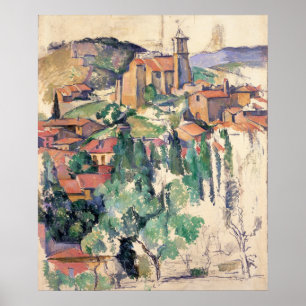 Schauen Sie sich Gardanne an - Paul Cezanne - c188 Poster