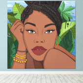 Schauen Sie sich ihr Glow an Leinwanddruck (Insitu (Holzboden))