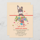Schauen Sie sich Ihre OsterParty Einladung an (Vorne/Hinten)