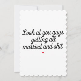 Schauen Sie sich Ihre Typ an und werden Sie Verhei Feiertagskarte