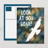 Schauen Sie sich Ihren Aufstieg an Postkarte (Vorne/Hinten)