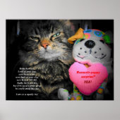 Schauen Sie sich Ihren Hund an und sehen Sie mich  Poster (Vorne)