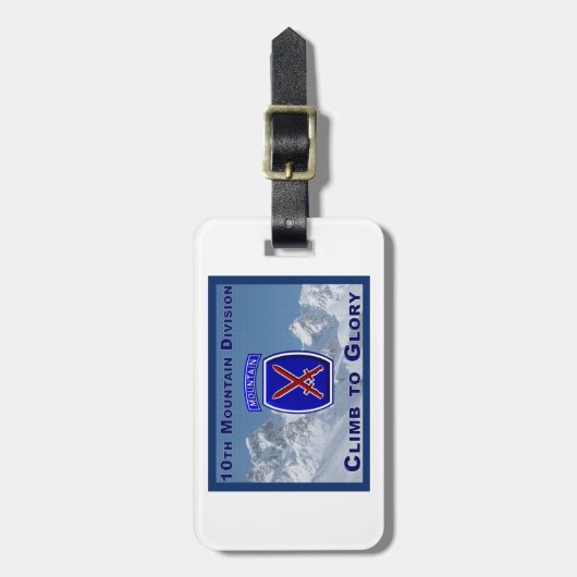 Schauen Sie sich Ihren Stolz in unserem 10. Bergdi Gepäckanhänger (Vorderseite vertikal)
