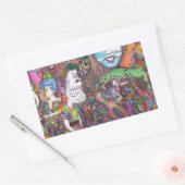 Schauen Sie sich mal an Rechteckiger Aufkleber (Umschlag)