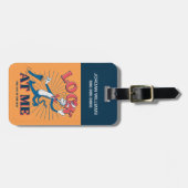 Schauen Sie sich meine Katze im Hut an Gepäckanhänger (Vorderseite horizontal)