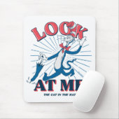 Schauen Sie sich meine Katze im Hut an Mousepad (Mit Mouse)