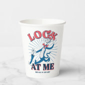 Schauen Sie sich meine Katze im Hut an Pappbecher (Links)