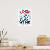 Schauen Sie sich meine Katze im Hut an Poster (Küche)