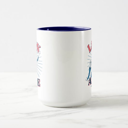 Schauen Sie sich meine Katze im Hut an Tasse (Zentrum)