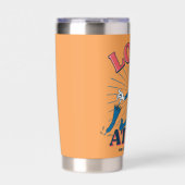 Schauen Sie sich meine Katze im Hut an Thermobecher (Vorderseite)