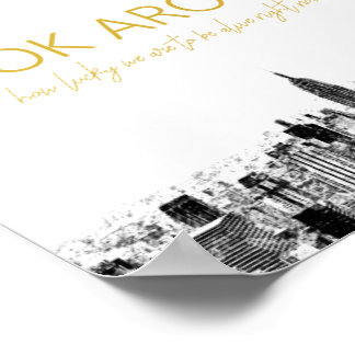 Schauen Sie sich um Poster