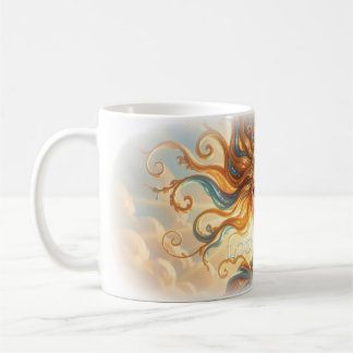 Schauen Sie über die strahlende Vision-Tasse hinau Kaffeetasse