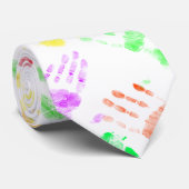 Schauen Sie, Vati, ich herstellte Sie eine Krawatte (Gerollt)