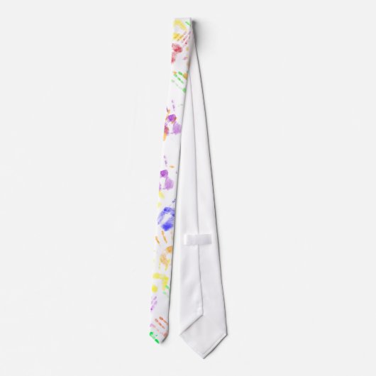 Schauen Sie, Vati, ich herstellte Sie eine Krawatte (Rückseite)