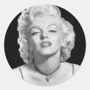 Schauen Sie von der Liebe Runder Aufkleber