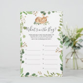 Schauen Sie, was das Baby in der Tasche macht (Stehend Vorderseite)