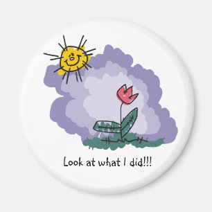 Schauen Sie, was ich Magnet gemacht habe