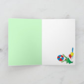 Schauen Sie, wer 2 heute ist! Niedliche Karte (Innenseite)