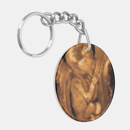 Schauen Sie, wer ein Schlüsselanhänger sein wird (Vorderseite links)