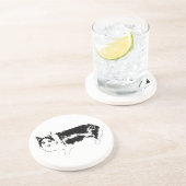 Schauen Sie, wer zusieht Getränkeuntersetzer (Seite)