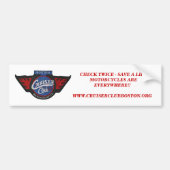 Schauen Sie zweimal!!  CCB Autoaufkleber - (Vorne)