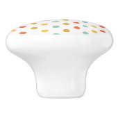 Schauen Spots Polka Dots Keramikknauf (Seitenansicht)