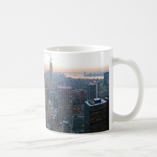Schauen Süd von der Spitze des Felsens New York Kaffeetasse (Rechts)