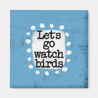Schauen wir uns das Magnet des Vogels-Kühlschranks
