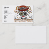 schauend gesteppte Stahlkammkunst Visitenkarte (Vorne/Hinten)