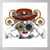 schauend gesteppter Typ Poster (Vorne)