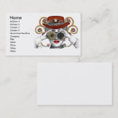 schauend gesteppter Typ Visitenkarte (Vorne/Hinten)