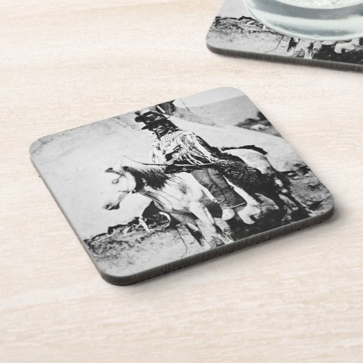 "Schauendes Hauptglas", c.1875 (b/w Foto) Untersetzer (Linke Seite)