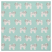 Schauer Tzu-Hunde-Minze Stoff (Muster)