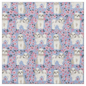 Schauer Tzu Kirschblüten rosa Stoff (Muster)
