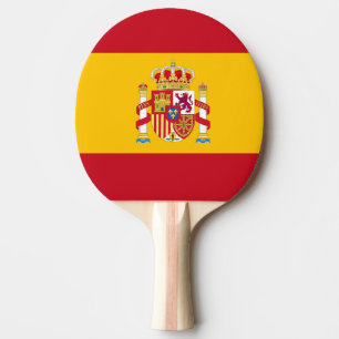 schaufel Tischtennis spanische Flagge Schläger