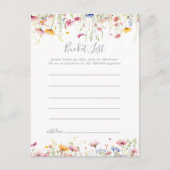 Schaufelkarten für die Schattenfarben der Wildblum Postkarte