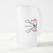 Schaufeln Sie oder die Yakinmo.com-Glas-Bier Mattglas Bierglas (VorderseiteRechts)