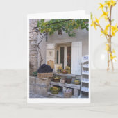 Schaufenster in Provence, Frankreich Karte (Gelbe Blume)