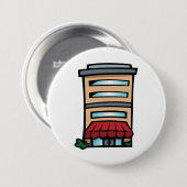 Schaufenster und Bürogebäude Button (Vorne & Hinten)