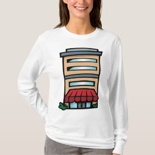 Schaufenster und Bürogebäude T-Shirt
