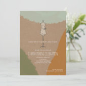 Schaufensterformular Abstrakt Einladung (Stehend Vorderseite)