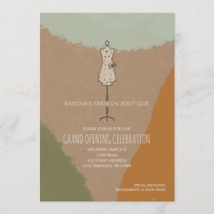 Schaufensterformular Abstrakt Einladung