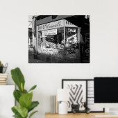 Schaufensterfünfziger jahre Chicagos Illinois Kady Poster (Heimbüro)